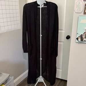 Shimera Black Women's Long Cardigan